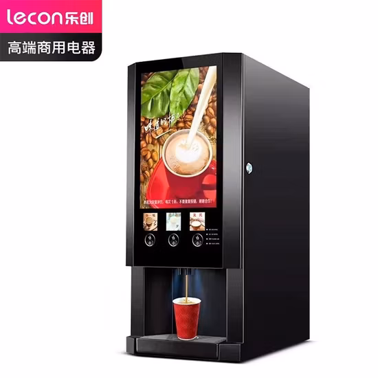 Commercial Vending Pulper Capsule Filling Instant Expresso Coffee Machine with Grinder