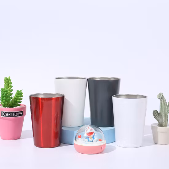 Customize 500/700/1000ml Straight Cup for Outdoor Vacuum Insulated Sport Stainless Steel Wine Water Bottle