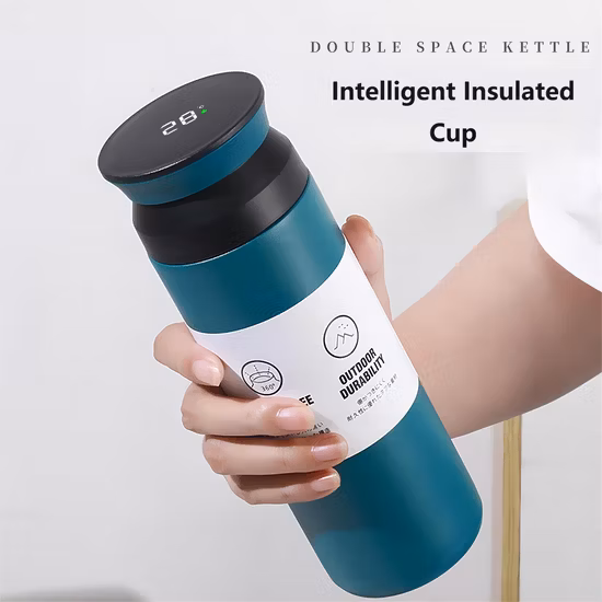 304 스테인레스 스틸 진공 뚜껑이 달린 휴대용 커피 워터 컵