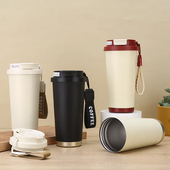 이중 벽으로 둘러싸인 여행용 머그 절연 스테인레스 스틸 커피 머그잔 열 진공 컵